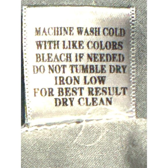 Very J Womens Large Gray Mid Button Down Rayon Blouse Sheer and Sexy - Picture 8 of 8